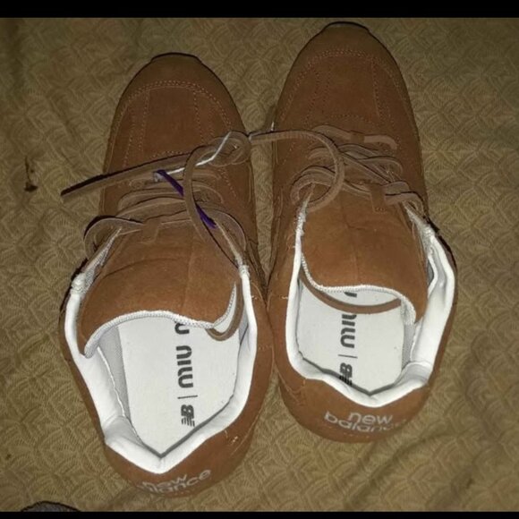 Miu Miu New Balance 530 Brown Suede Womens - Picture 2 of 3